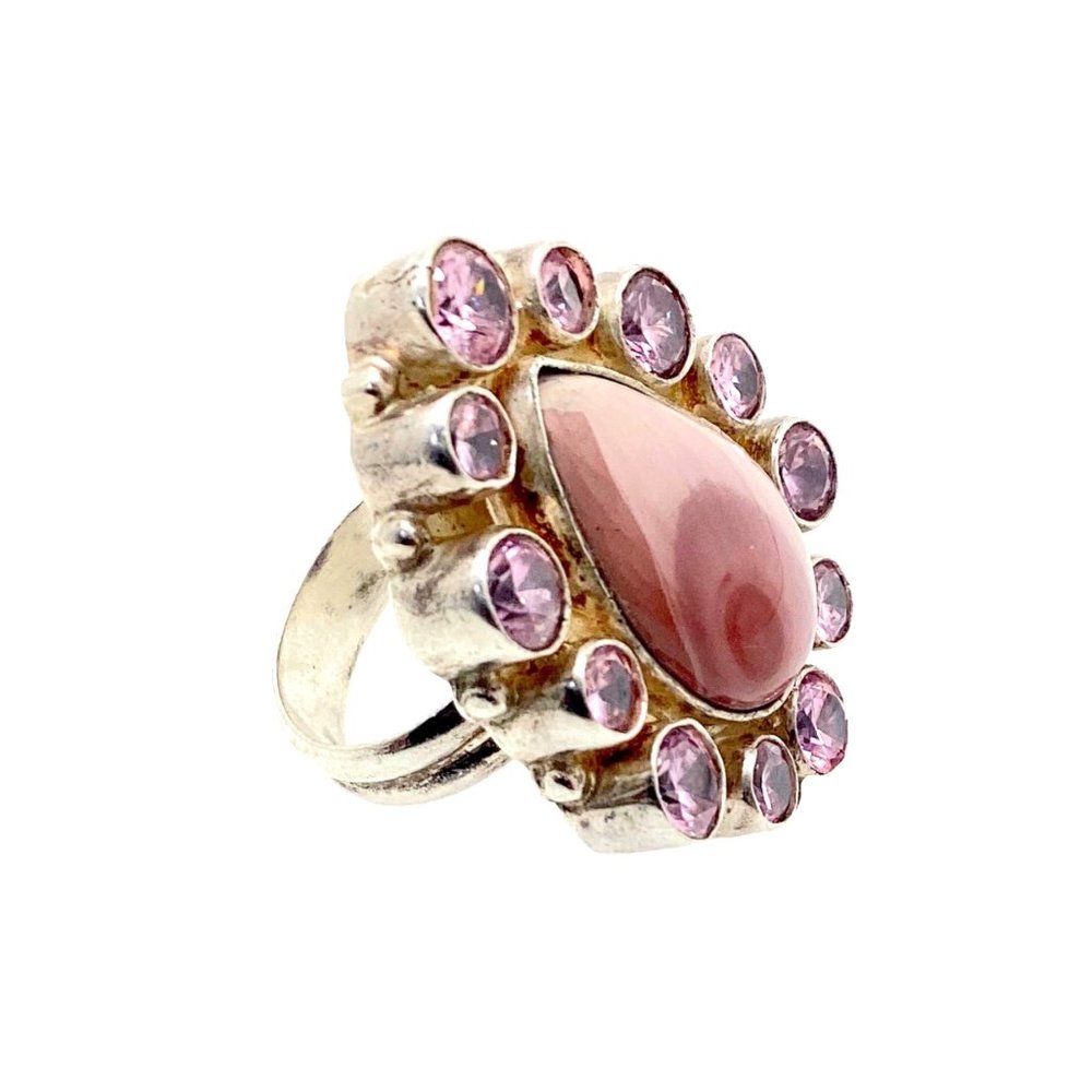Multi Stone Cocktail Ring S - Picture 8 of 15